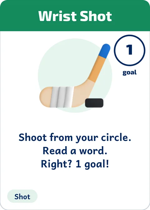 A Wrist Shot card